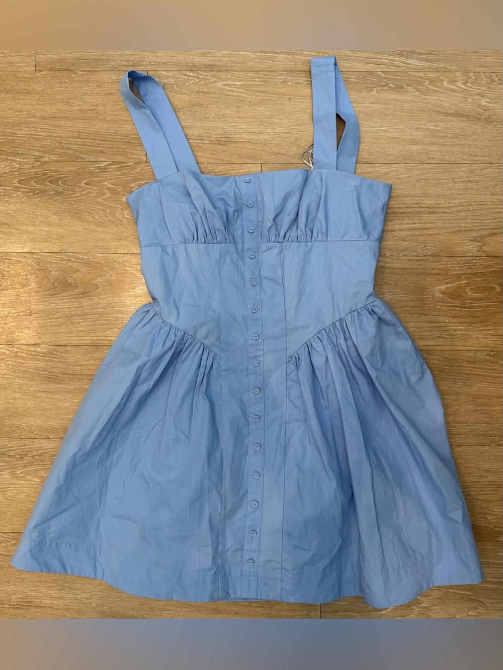Altar'd State Dusty Blue Smocked Sundress Size XL